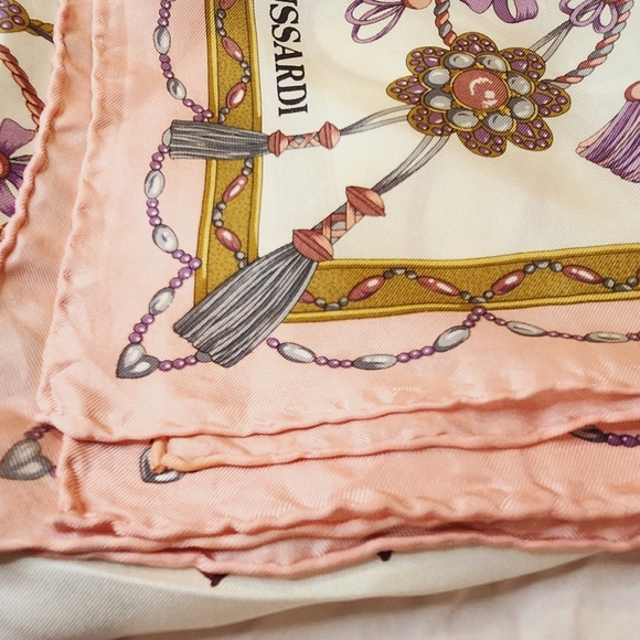 Trussardi Silk Scarf Large Square - Picture 12 of 17